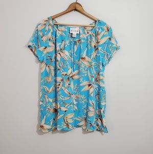 Diane von Furstenberg Silk Assets Floral Blouse